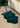 British Teal Blue Clipped Sheepskin Rug