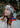 Chunky Knit Sheep Headband - Grey Rainbow