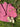 Kids' Quarter Zip Berber Fleece with Pony Embroidery - Pink