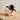 Black Face Sheep Toy with Tartan Scarf