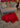 British Premium Red Sheepskin Rug