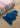 British Premium Cornflower Blue Sheepskin Rug
