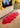 Luxury British Bright Red Double Sheepskin