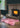 Eco Tanned Icelandic Long Wool Pink Sheepskin