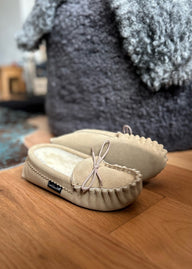 Bailey - British Suede & Wool Soft Sole Moccasins