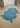 Premium North American Trimmed or Untrimmed Sheepskin in Turchese