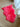 Eco Tanned Cerise Sheepskin Rug
