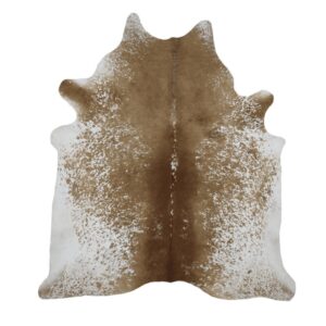 Genuine Brown White Speckled Natural Cow Hides-0