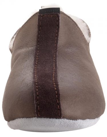 Ladies Suede Sole Sheepskin Bootee Slippers by Shepherd of Sweden - Front