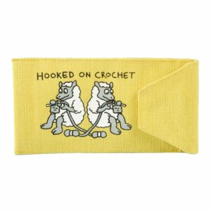 Sheep Design 'Hooked on Crochet' Hook Holder-0